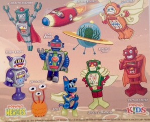 Popeyes Heroes stickers
