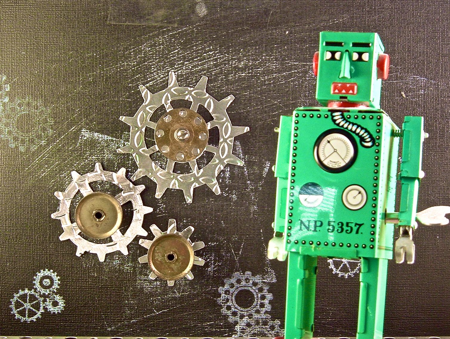 Retro Style Robots Retro Style Robots